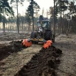 PM-Trac mit Streifenpflug